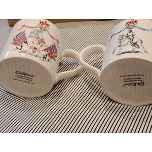 Cath Kidston King Charles Coronation Limited Souvenir Mug Cup Set
